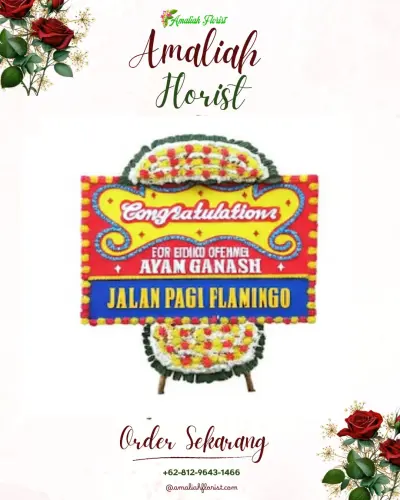 Bunga Papan Congratulation di Banjar Tegal